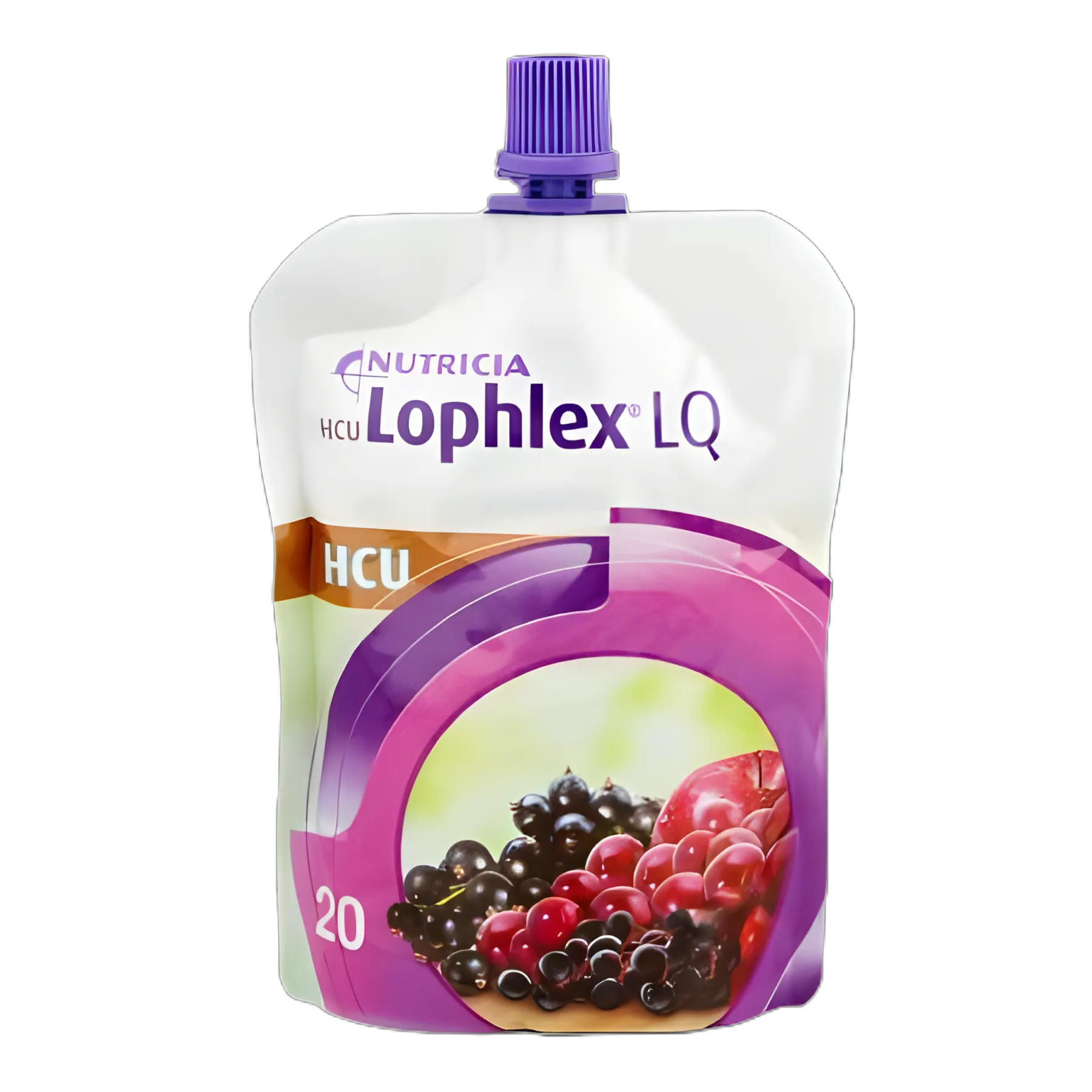 HCU Lophlex® LQ Mixed Berry Flavor Liquid - Homocystinuria Dietary Supplement 4.2 oz. Pouch