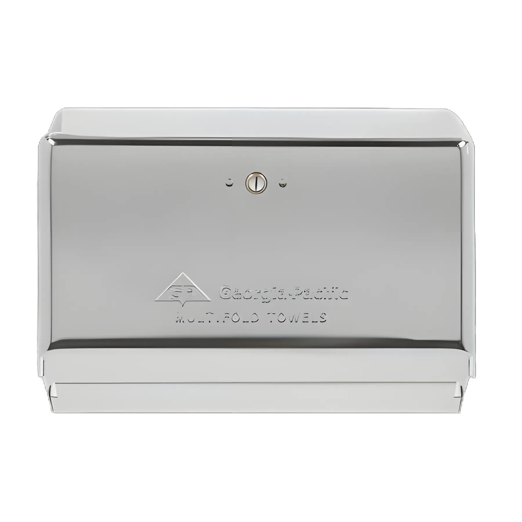Georgia-Pacific® Chrome Metal Manual Paper Towel Dispenser - 275 Count Wall Mount