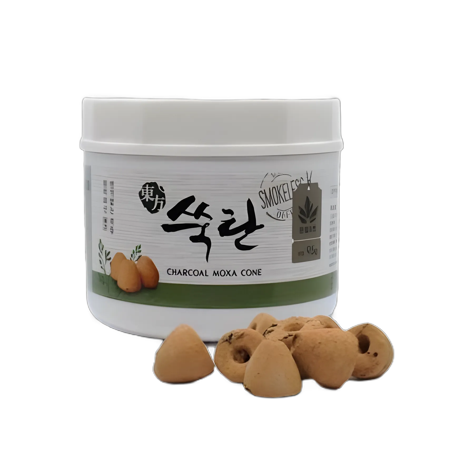 Moxa Therapy Agent DBC™ Charcoal Smokeless Moxa Cones 50 Cones