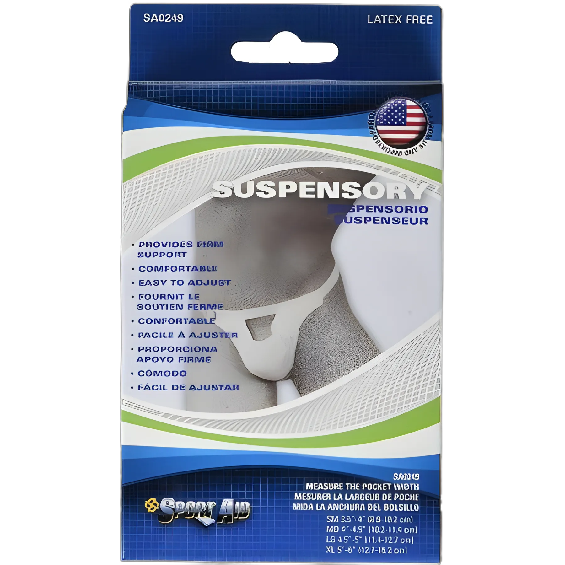 Suspensory Sport-Aid™ Large White