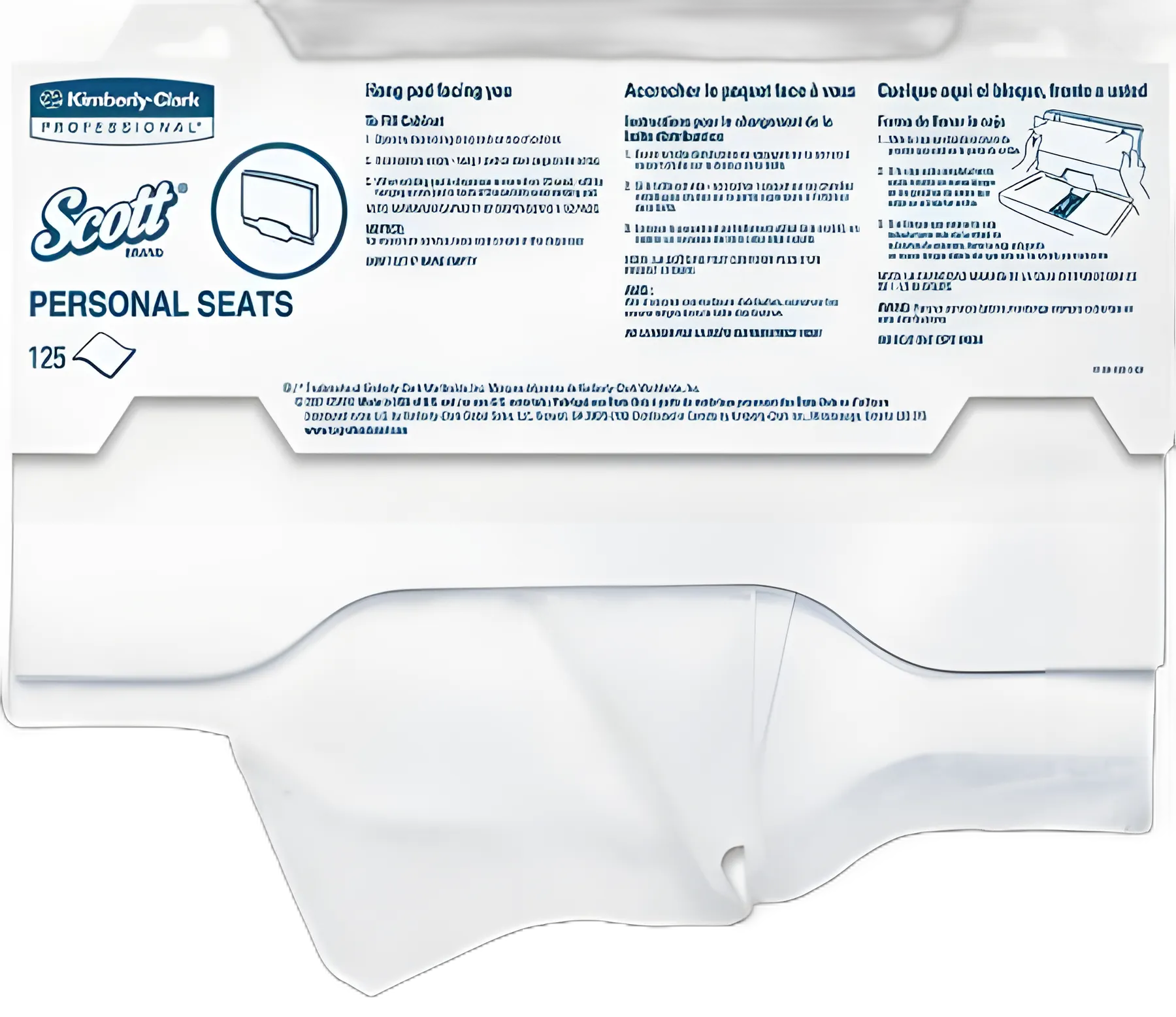 Toilet Seat Cover Scott® Personal Seats 15 X 18 Inch