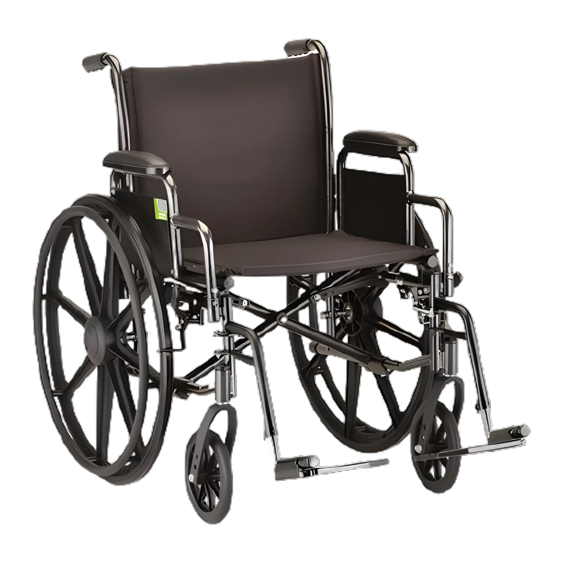 Nova Swing-Away Footrest Wheelchair, 20 Inch Seat Width, 300 lbs. Capacity
