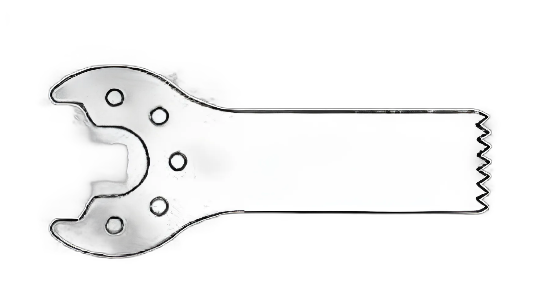Saw Blade Sagittal Straight Edge, Coarse Tooth - ZS-343