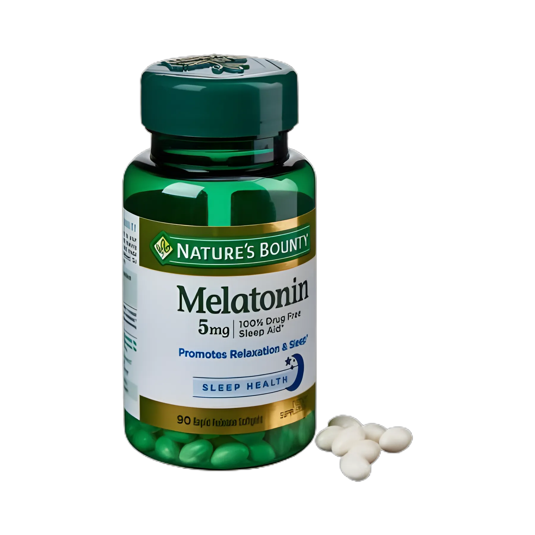 Natural Sleep Aid Nature's Bounty® 90 per Bottle Softgels 5 mg Strength