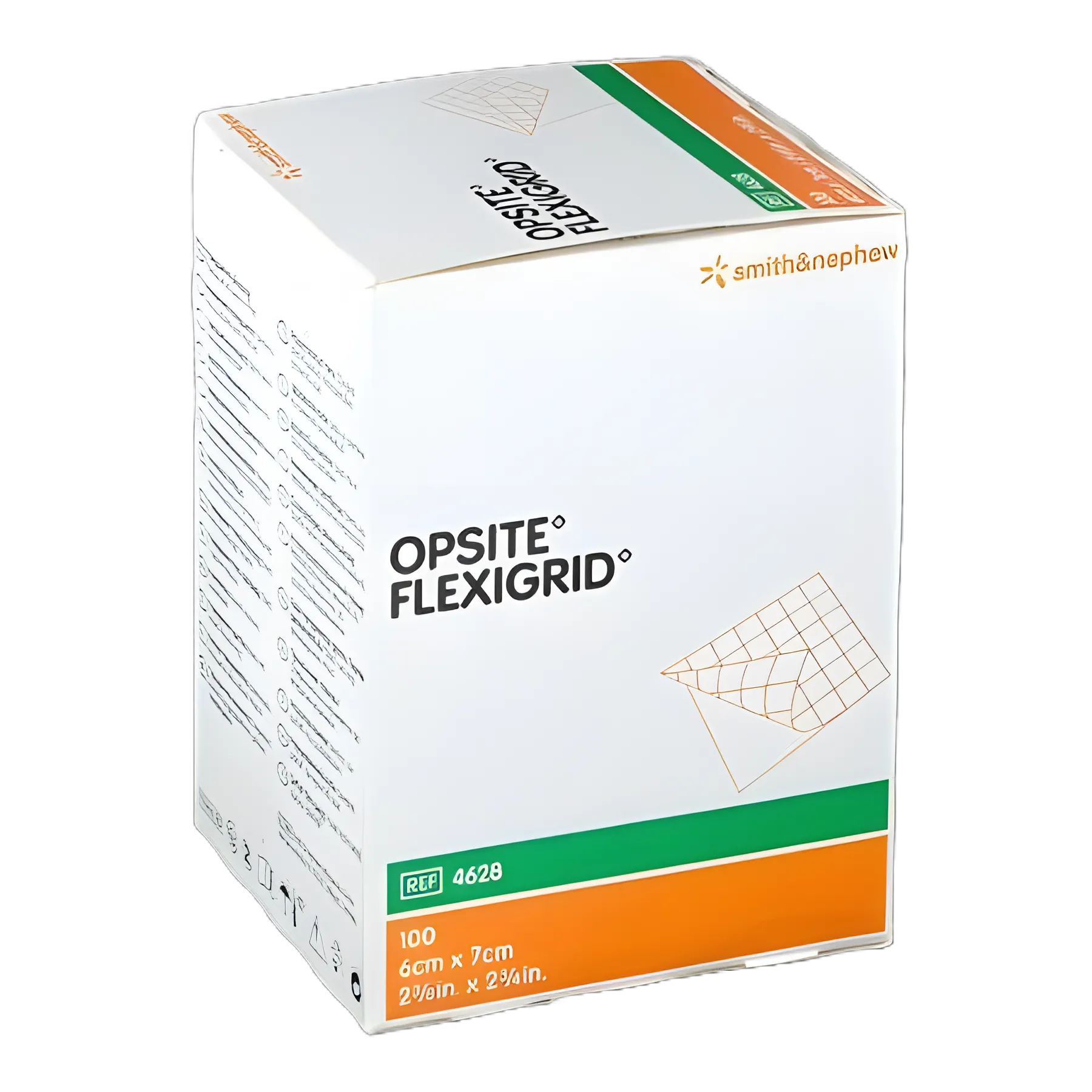 Transparent Film Dressing OpSite Flexigrid 2-3/8 X 2-3/4 Inch 2 Tab Delivery Rectangle Sterile
