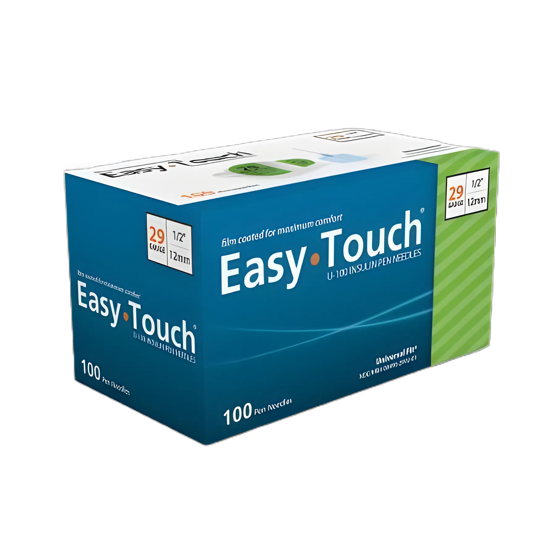 Standard Insulin Pen Needle EasyTouch™ 29 Gauge 12.7 mm Length NonSafety
