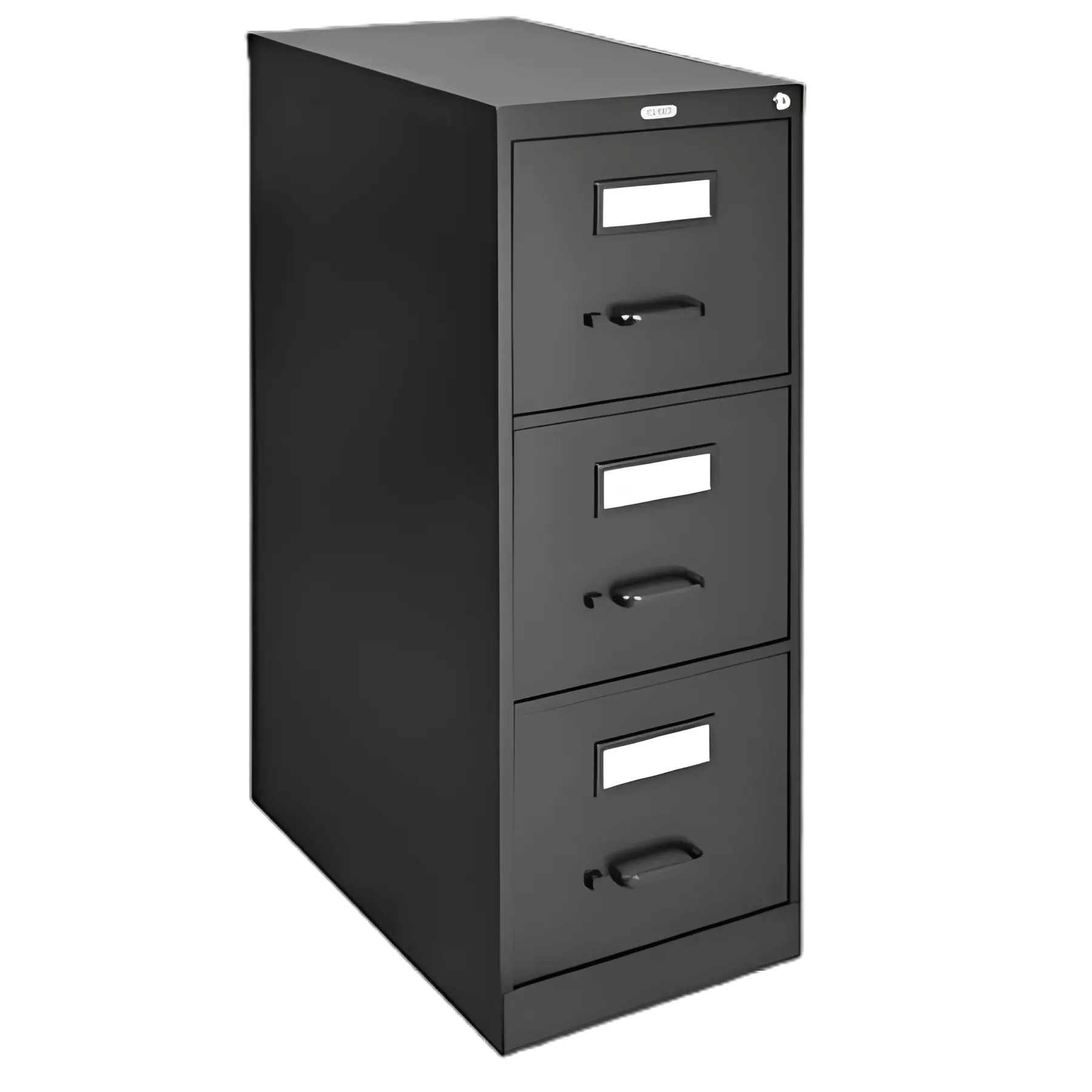 Uline Vertical File Cabinet 3 Drawers for Medical Records, Black