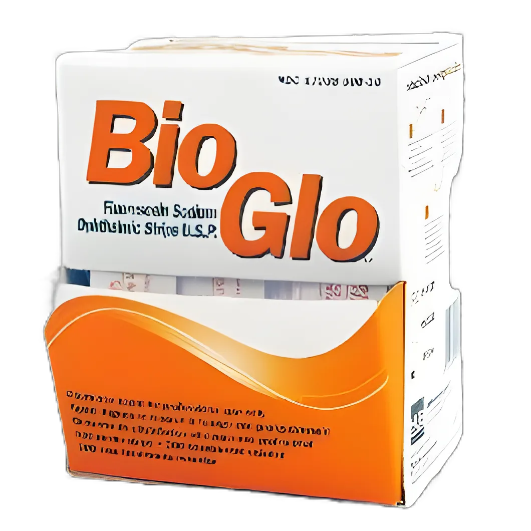 Fluorescein Sodium 1 mg Strip Carton 300 Strips