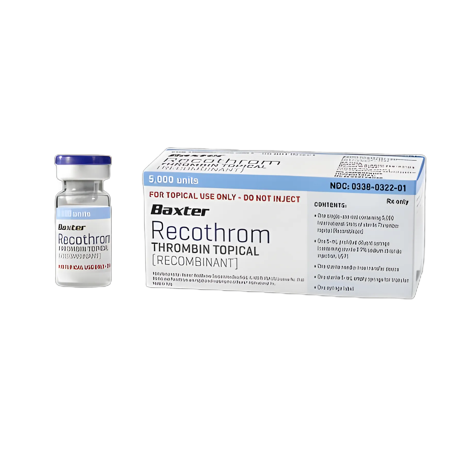 RECOTHROM THROMBIN, VL 5000IU