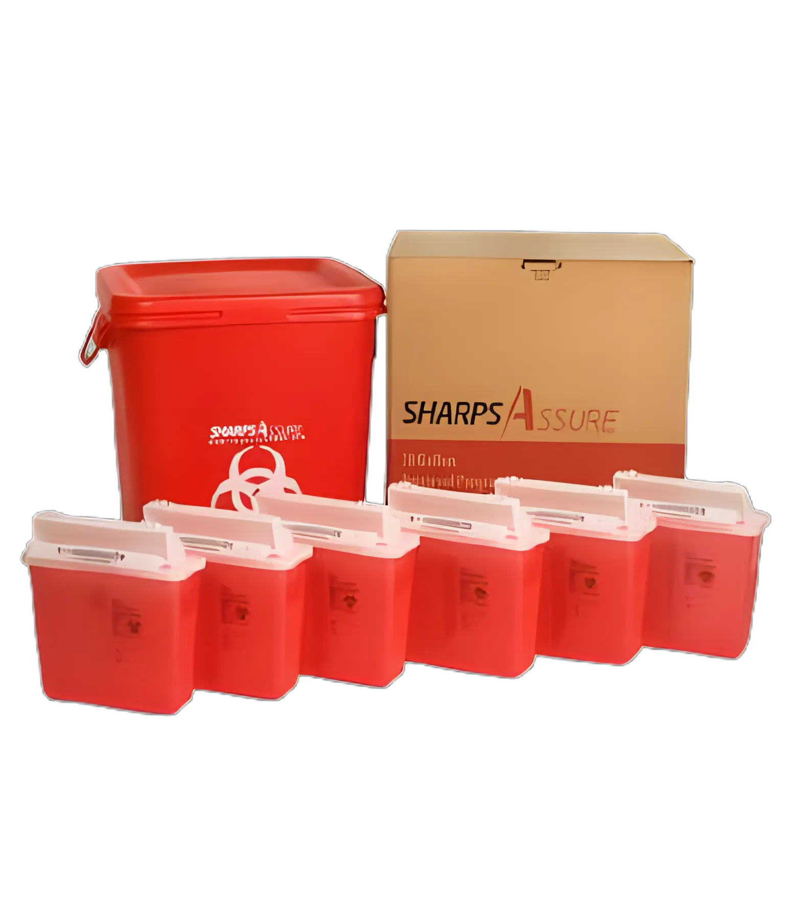Sharps Assure 1.35 Gallon Mailback Sharps Container with Safety Features