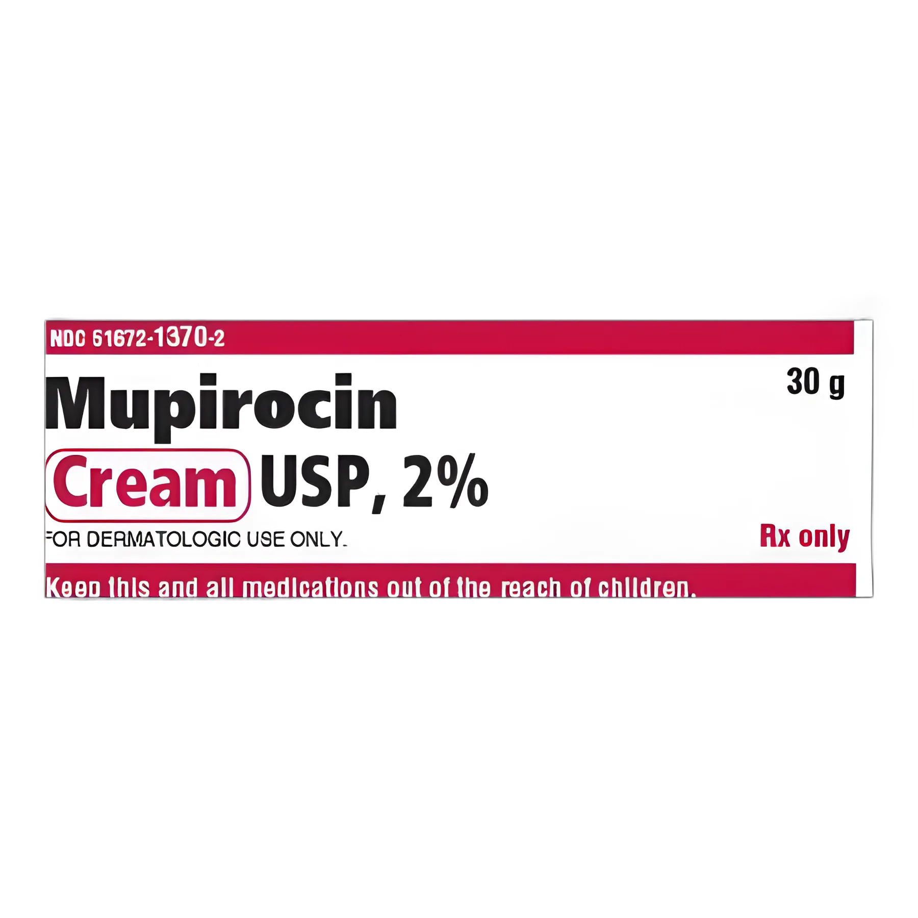 Mupirocin Calcium 2% Cream 30g - Taro Antibiotic Cream for Skin Infections