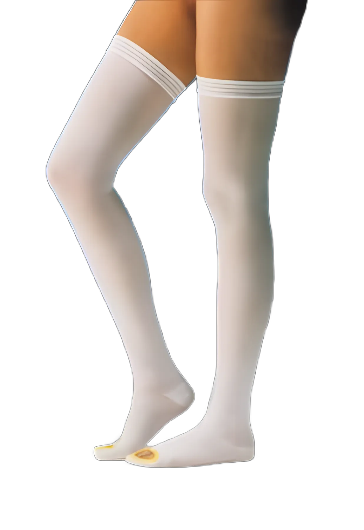 Anti-embolism Stocking JOBST® Anti-Em/GPT™ Thigh High Small / Long White Inspection Toe