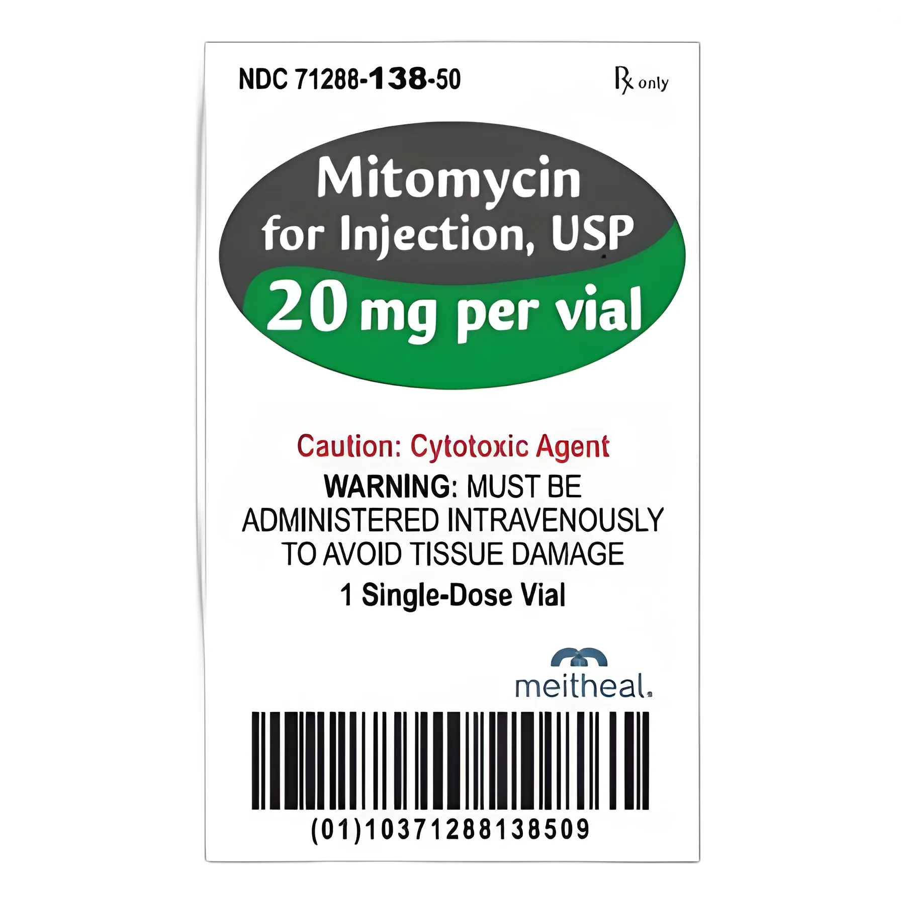 Mitomycin 20 mg Injection Single-Dose Vial