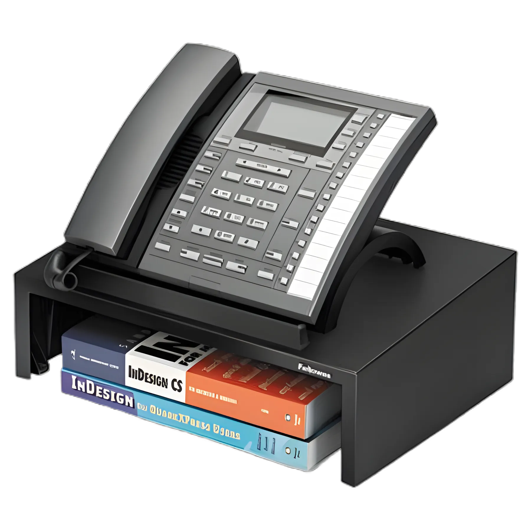 Designer Suites™ Telephone Stand, 13 x 9.13 x 4.38, Black Pearl