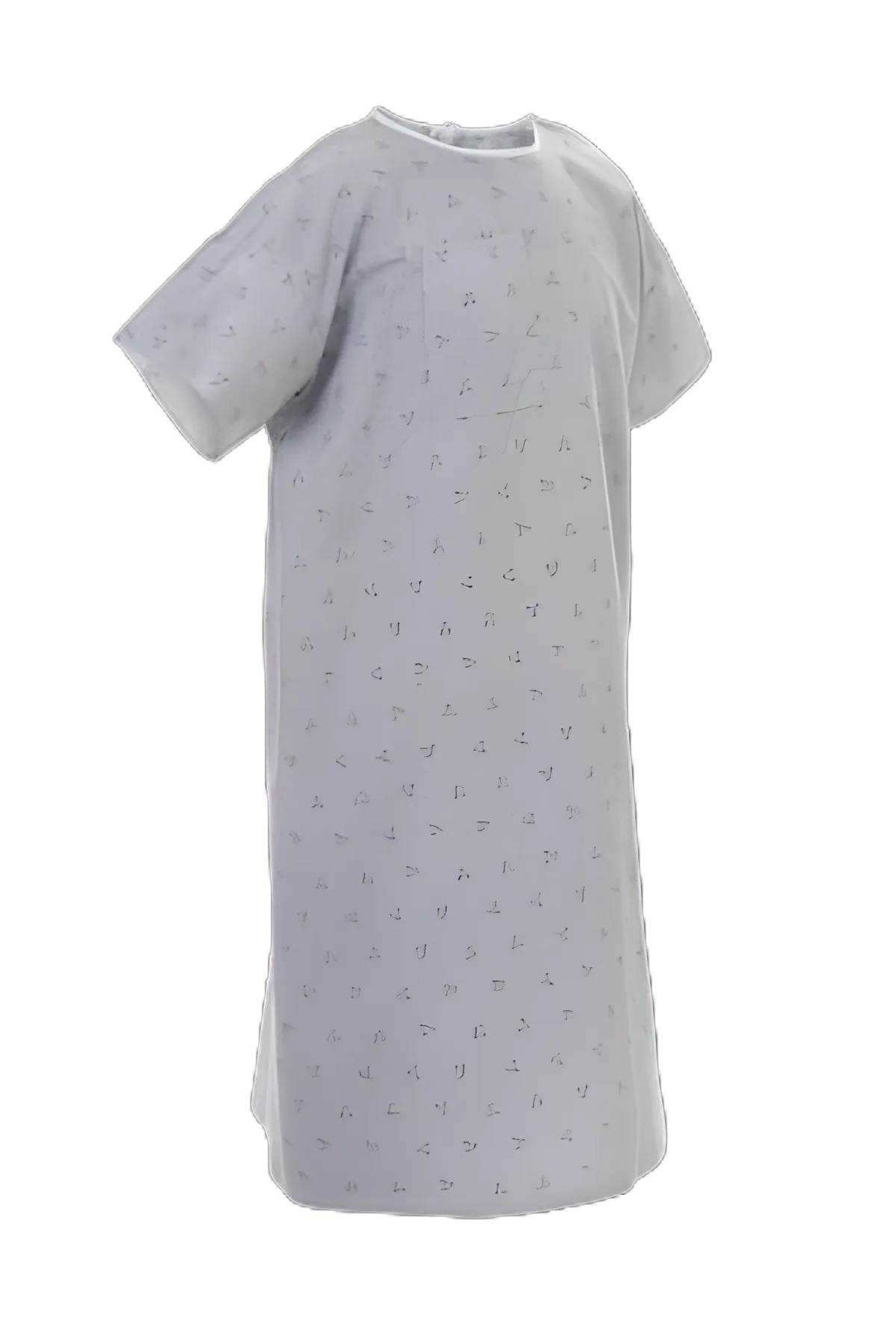 Patient Exam Gown Excel Angleback Large Celebrity Blue Print Reusable