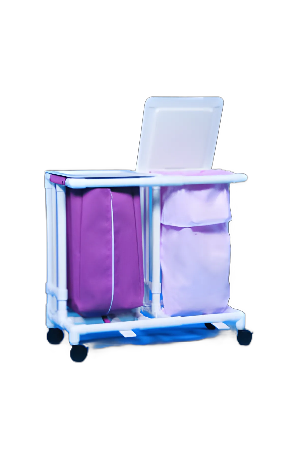 Double Hamper with Bags Classic 4 Casters 39 gal. - LH22 - 4