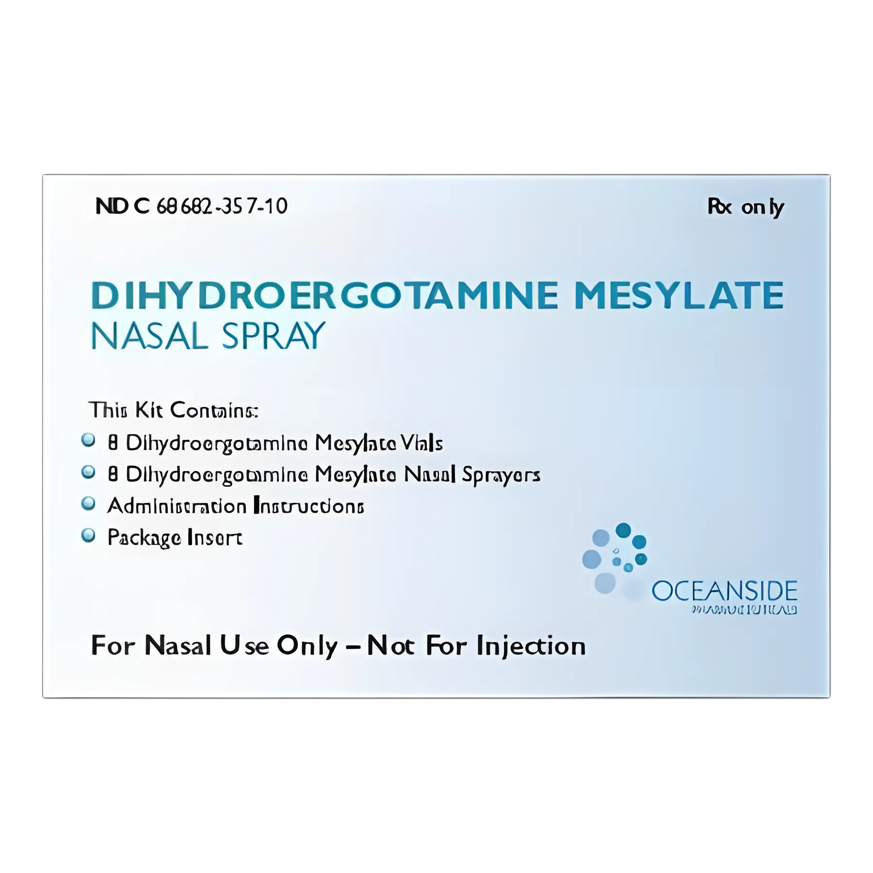 Dihydroergotamine Mesylate 4 mg / mL Spray Single-Use Vial 1 mL 8 Devices