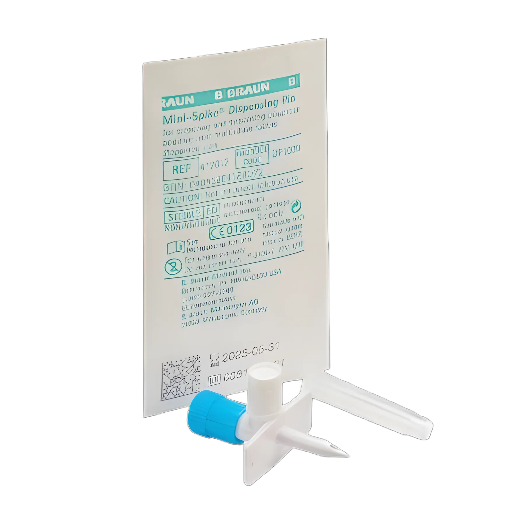 IV Additive Dispensing Pin Mini-Spike Needle-free, Luer Lock