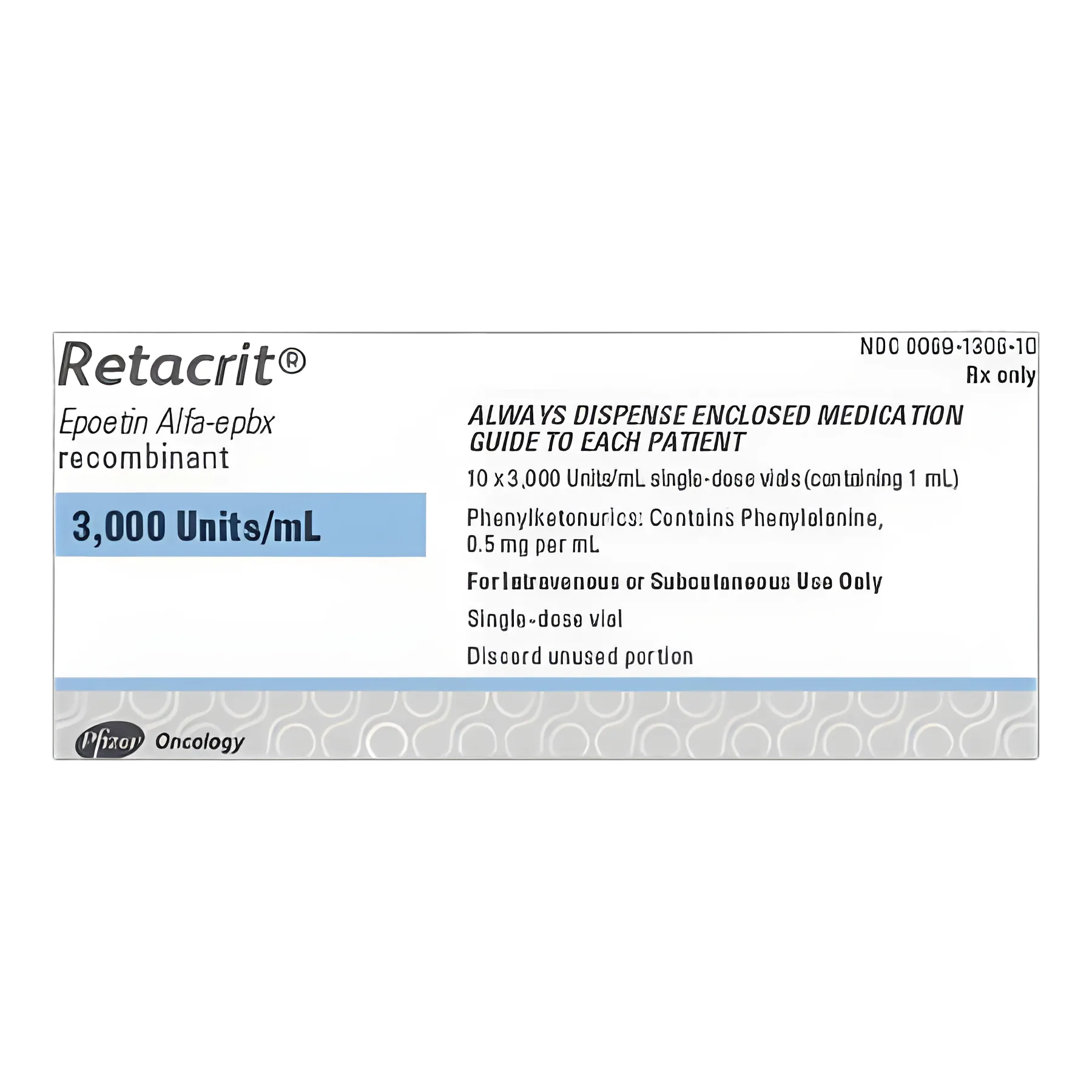 Retacrit® Epoetin Alfa-epbx 3,000 U/mL Injection for Anemia Treatment