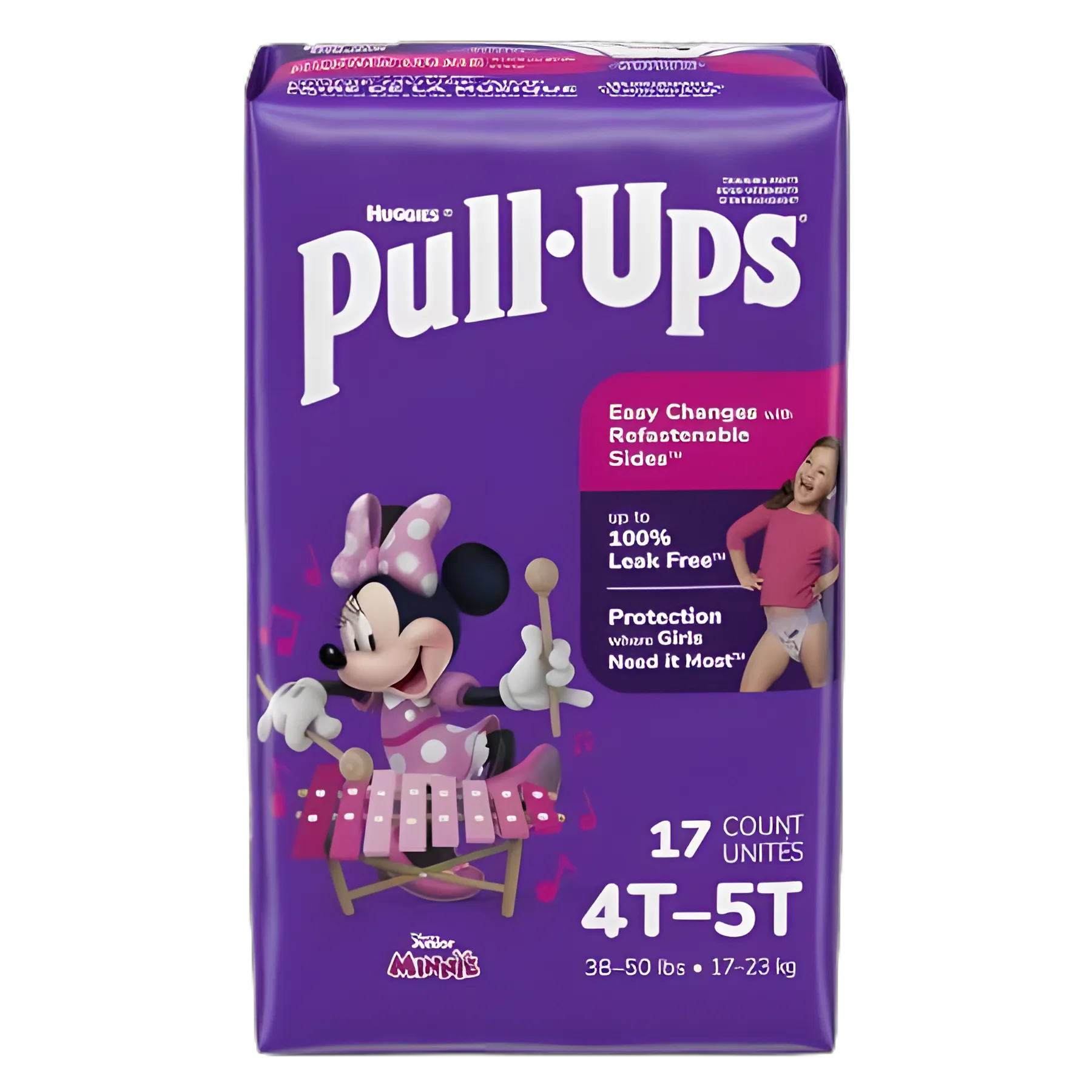 Pull-Ups® Learning Designs® for Girls 4T-5T - Disposable Training Pants with Moderate Absorbency