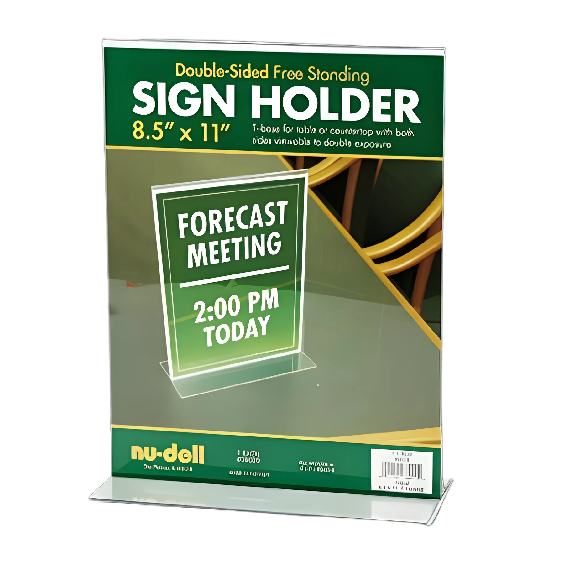 Acrylic Sign Holder, 8.5 x 11, Clear