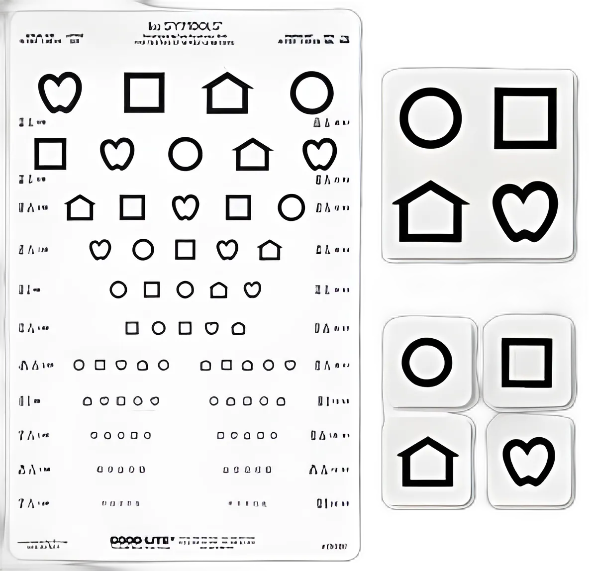 LEA Symbols® 10ft Distance Pediatric Visual Acuity Eye Chart