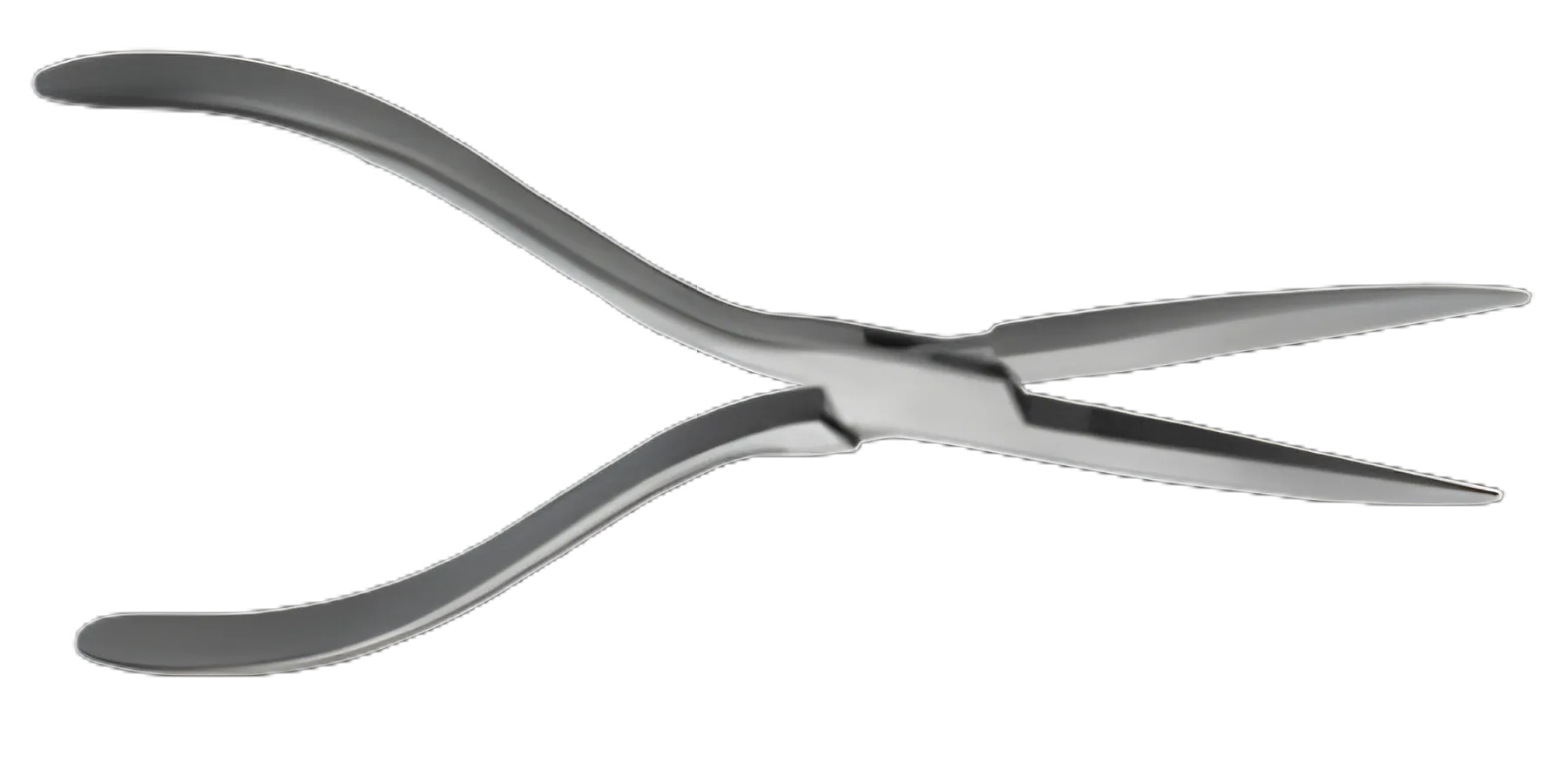 Flat Nose Pliers V. Mueller 7 Inch Stainless Steel Delicate Jaws Taper to 2 mm