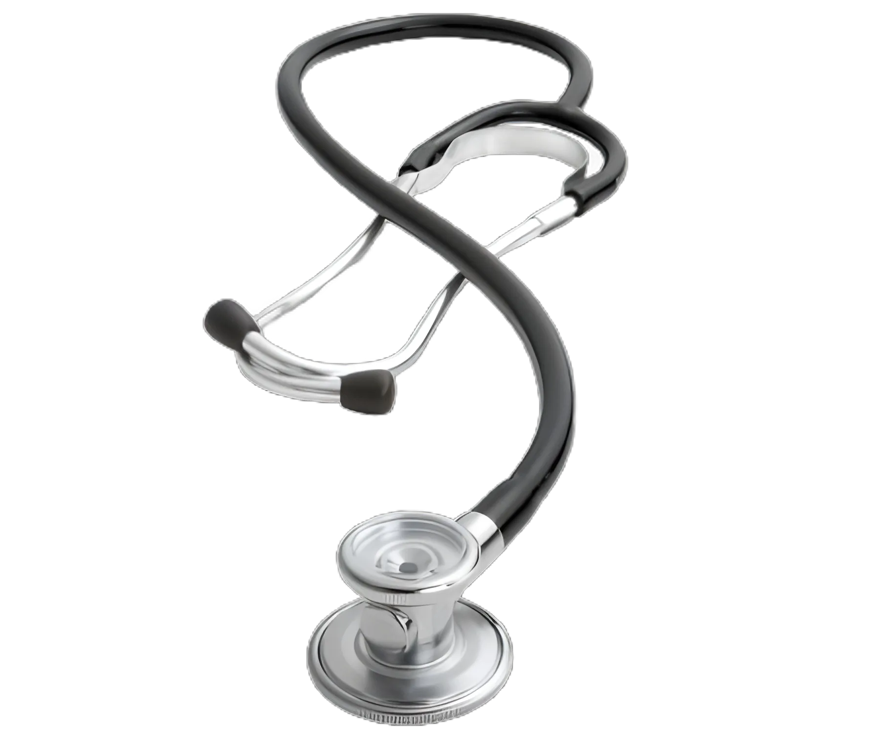 Sprague Stethoscope Adscope® 647 Black 1-Tube 22 Inch Tube Double Sided Chestpiece