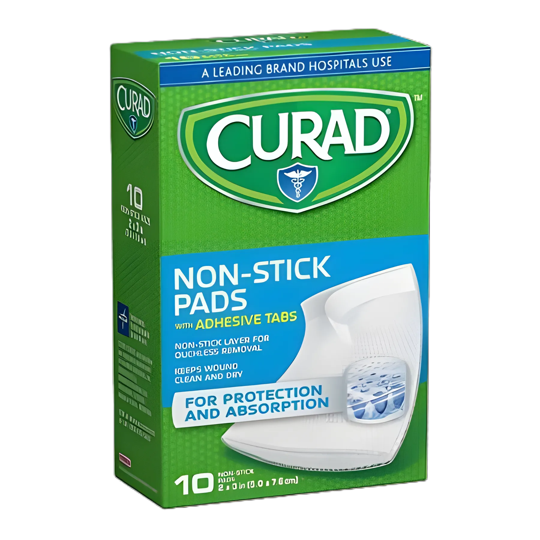 Curad® Sterile Adhesive Strips 2x3 Inch for Wound Care, Cotton/Polyester