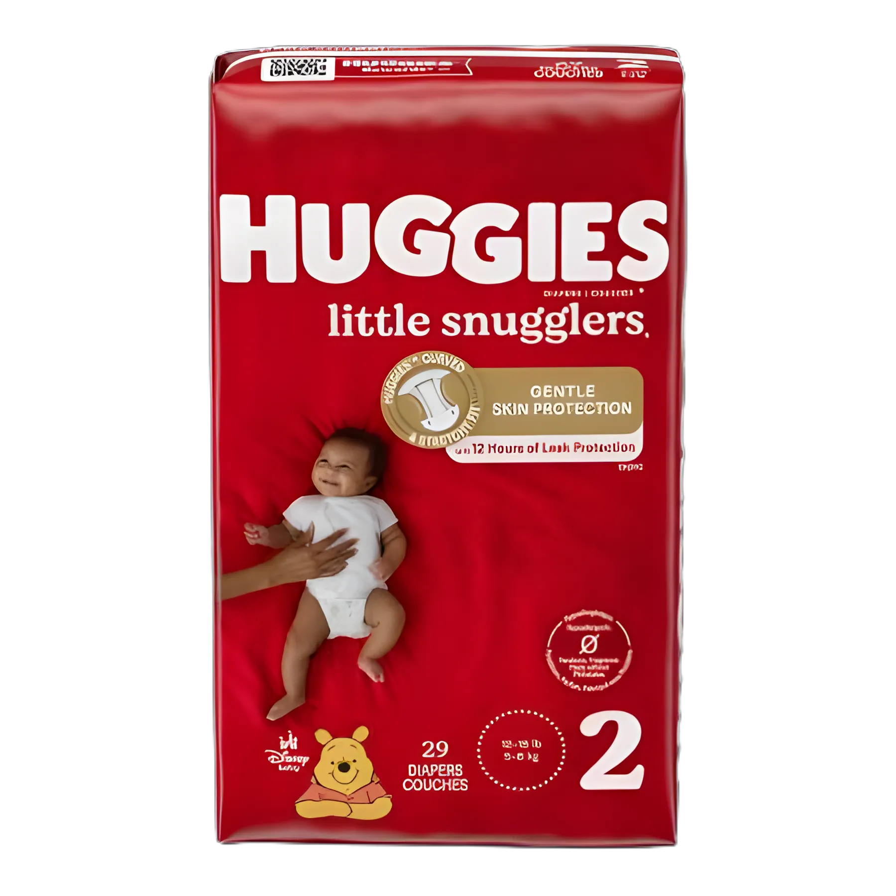 Huggies Little Snugglers Size 2 - Unisex Baby Diapers for Moderate Absorbency