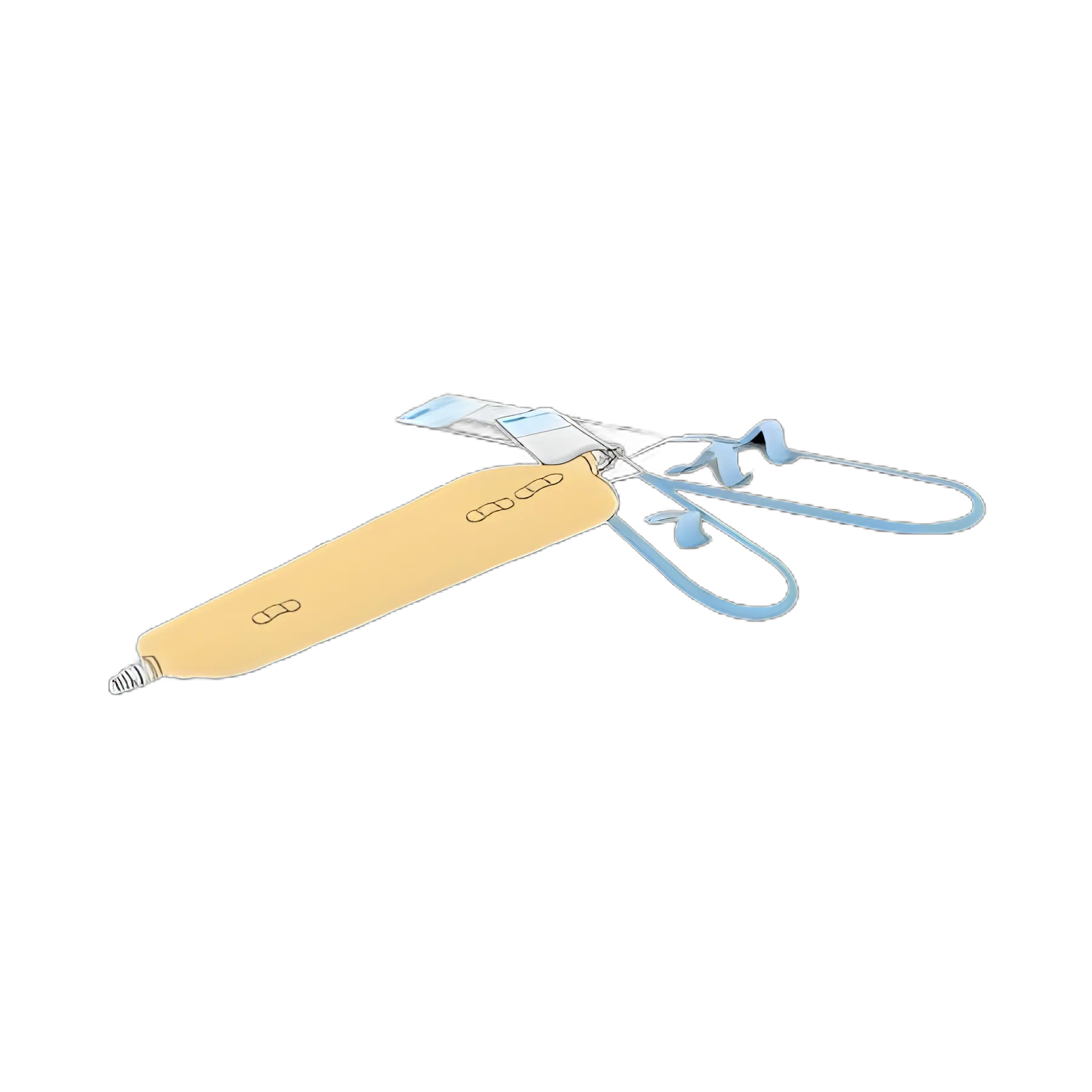 Urinary Leg Bag Urocare® Anti-Reflux Valve NonSterile 532 mL Latex