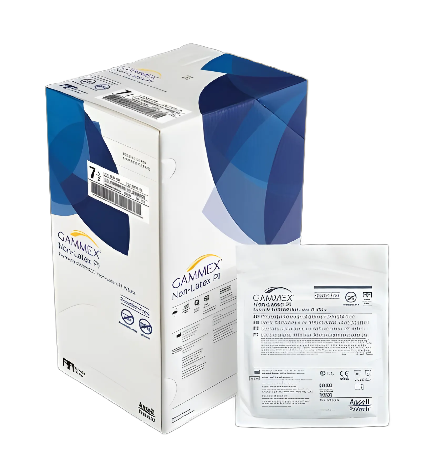 Surgical Glove GAMMEX® Non-Latex PI Size 8.5 Sterile Polyisoprene Standard Cuff Length Micro-Textured White Chemo Tested