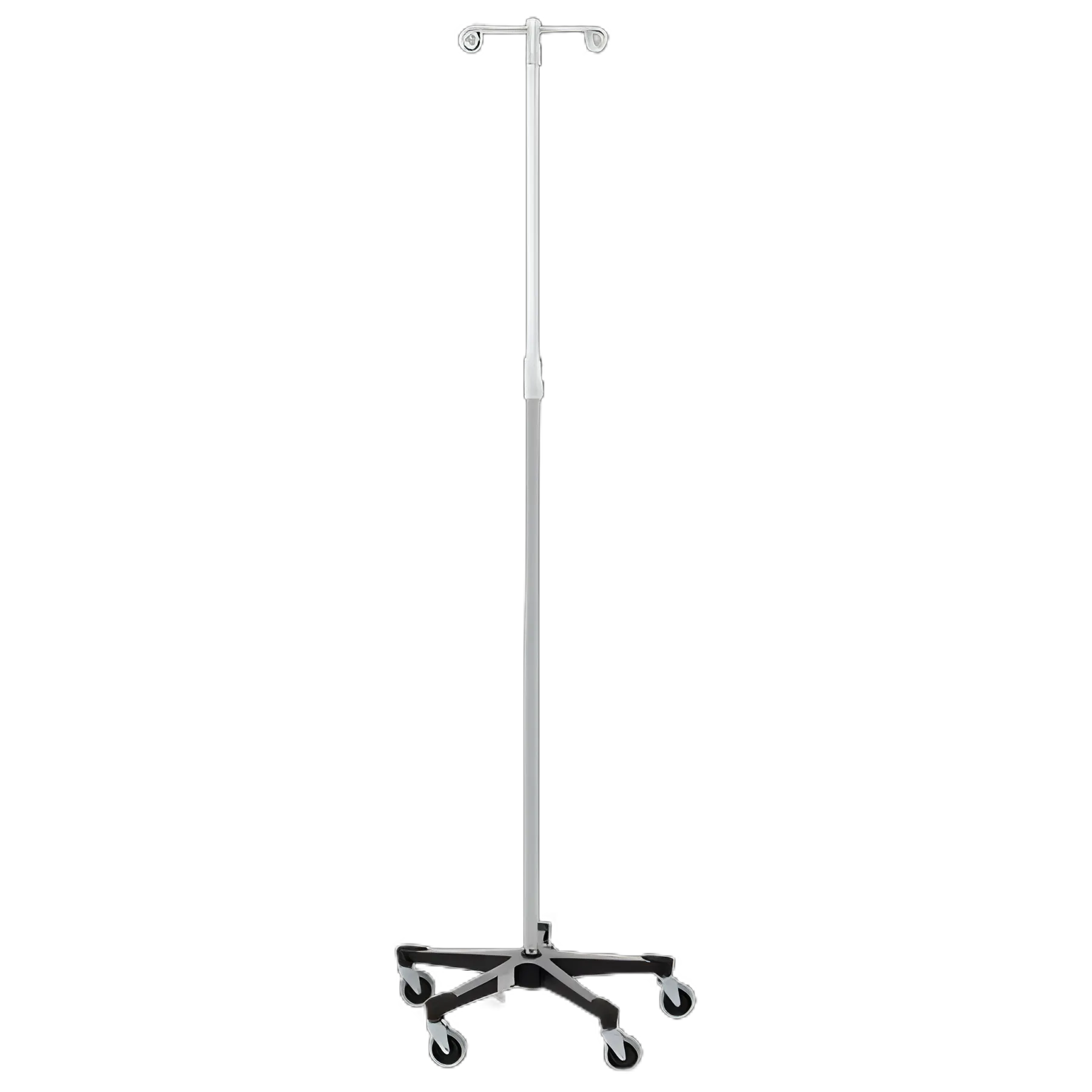 IV Stand Floor Stand Blickman Built™ 2-Hook 5 Caster, 3 Inch Swivel