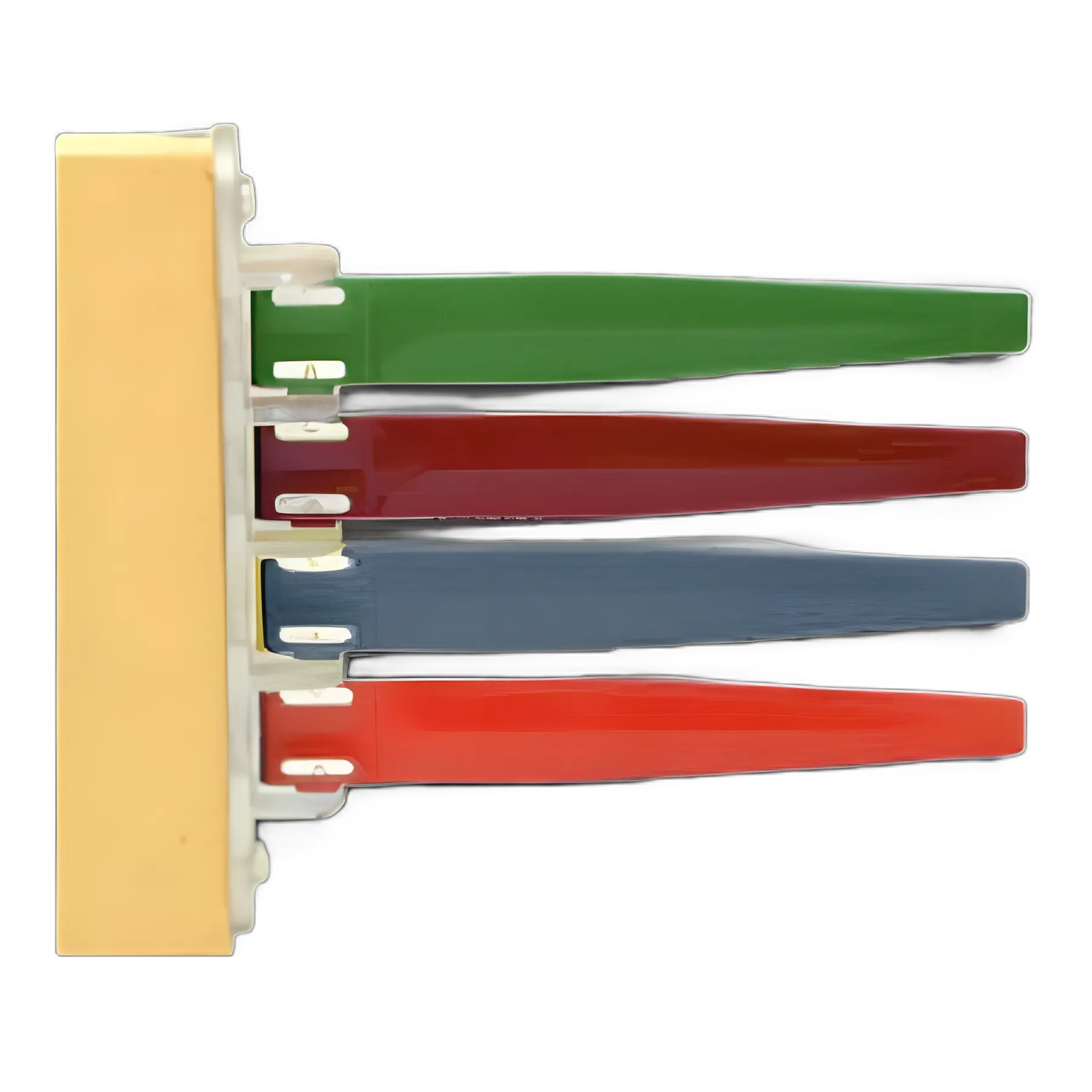 Exam Room Signal Flag Door / Wall Mount 4 Flag 7-1/4 X 12 Inch