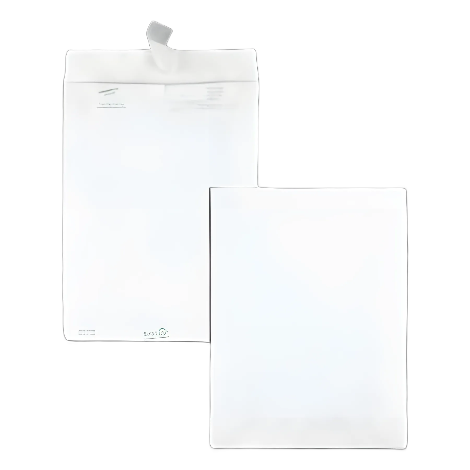 Lightweight 14 lb Tyvek Catalog Mailers, #10 1/2, Square Flap, Redi-Strip Adhesive Closure, 9 x 12, White, 100/Box