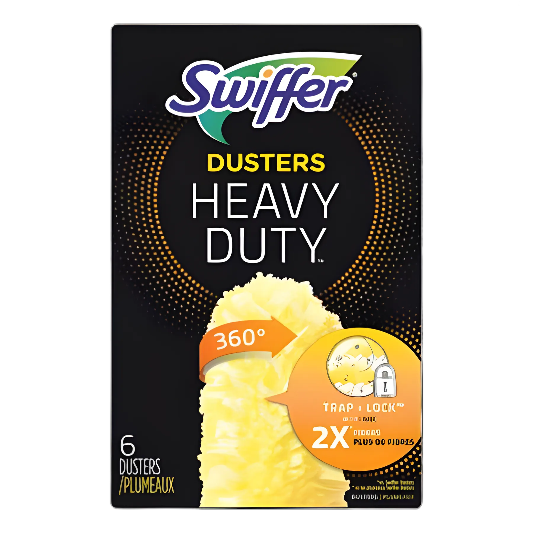 Swiffer® Heavy Duty Dusters Refill, Dust Lock Fiber, for Medical Facilities, Yellow, 24 Count
