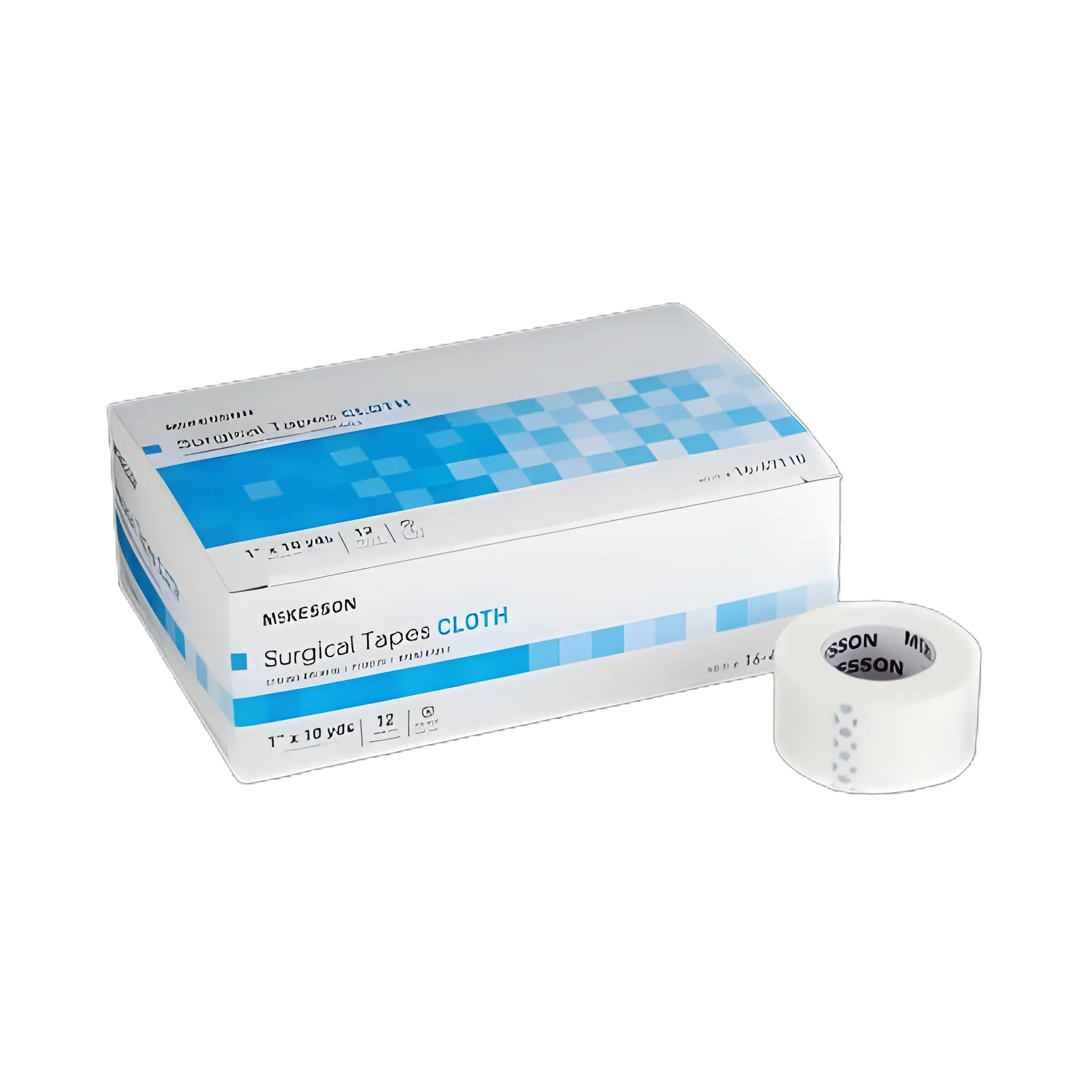 Medical Tape McKesson White 1 Inch X 10 Yard Silk-Like Cloth NonSterile