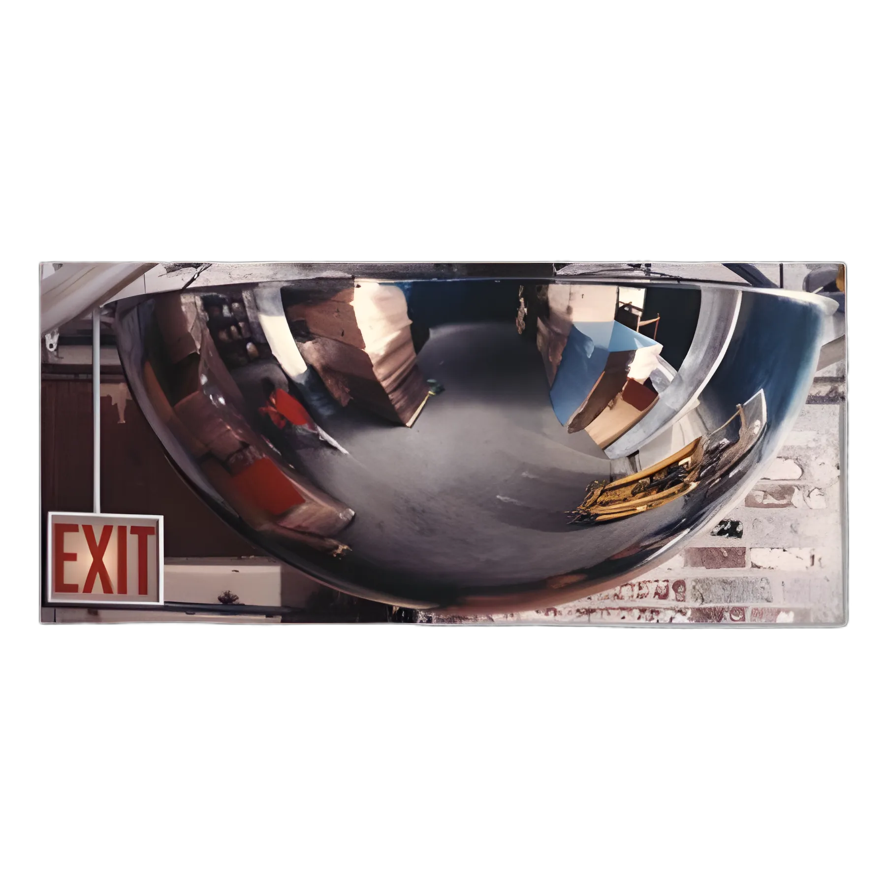 Full Dome Convex Security Mirror, Full Dome, 18" Diameter