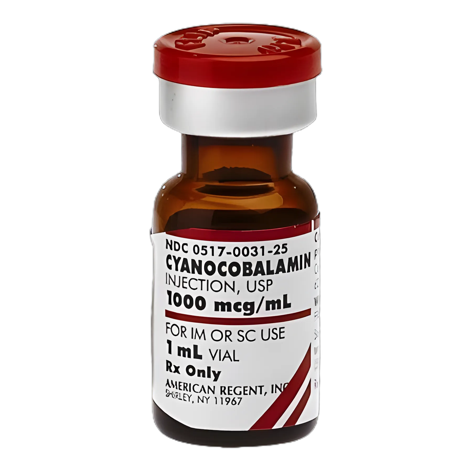 Vitamin B-12 Cyanocobalamin 1,000 mcg / mL Injection Multiple-Dose Vial 1 mL