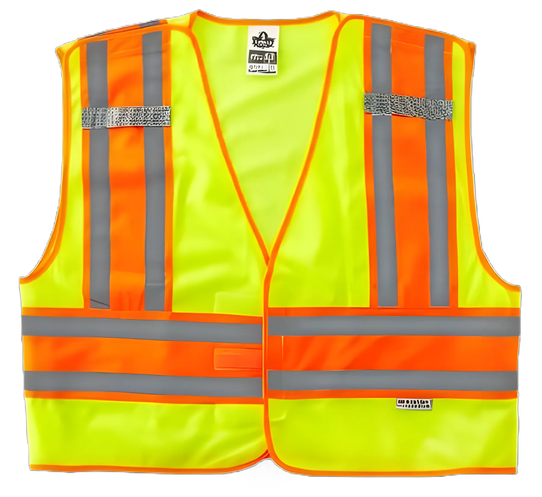 Safety Vest GloWear® 8245PSV Large / X-Large Lime / Orange 2 Pockets Unisex