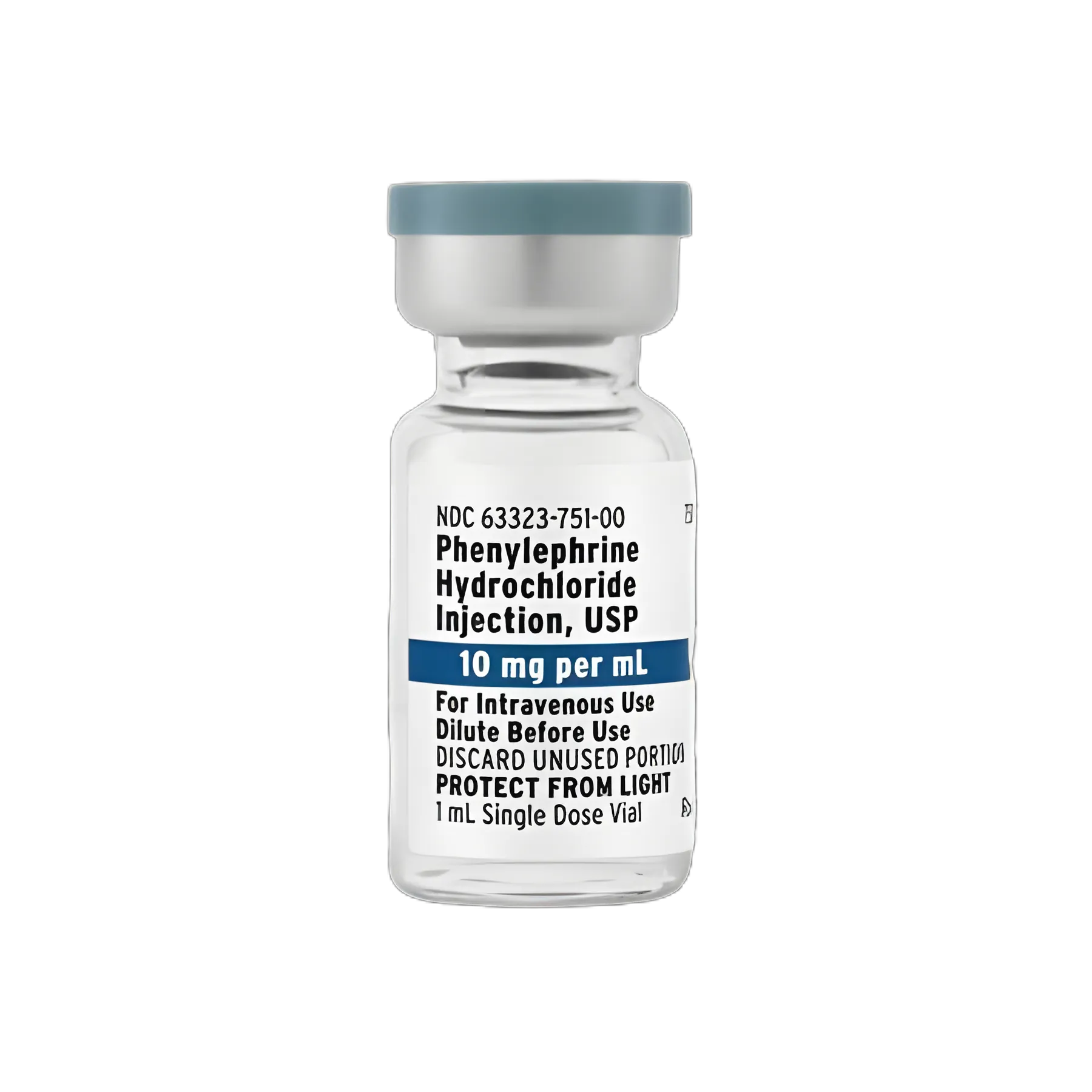 Phenylephrine HCl 10 mg / mL Injection Single-Dose Vial 1 mL - 1017110