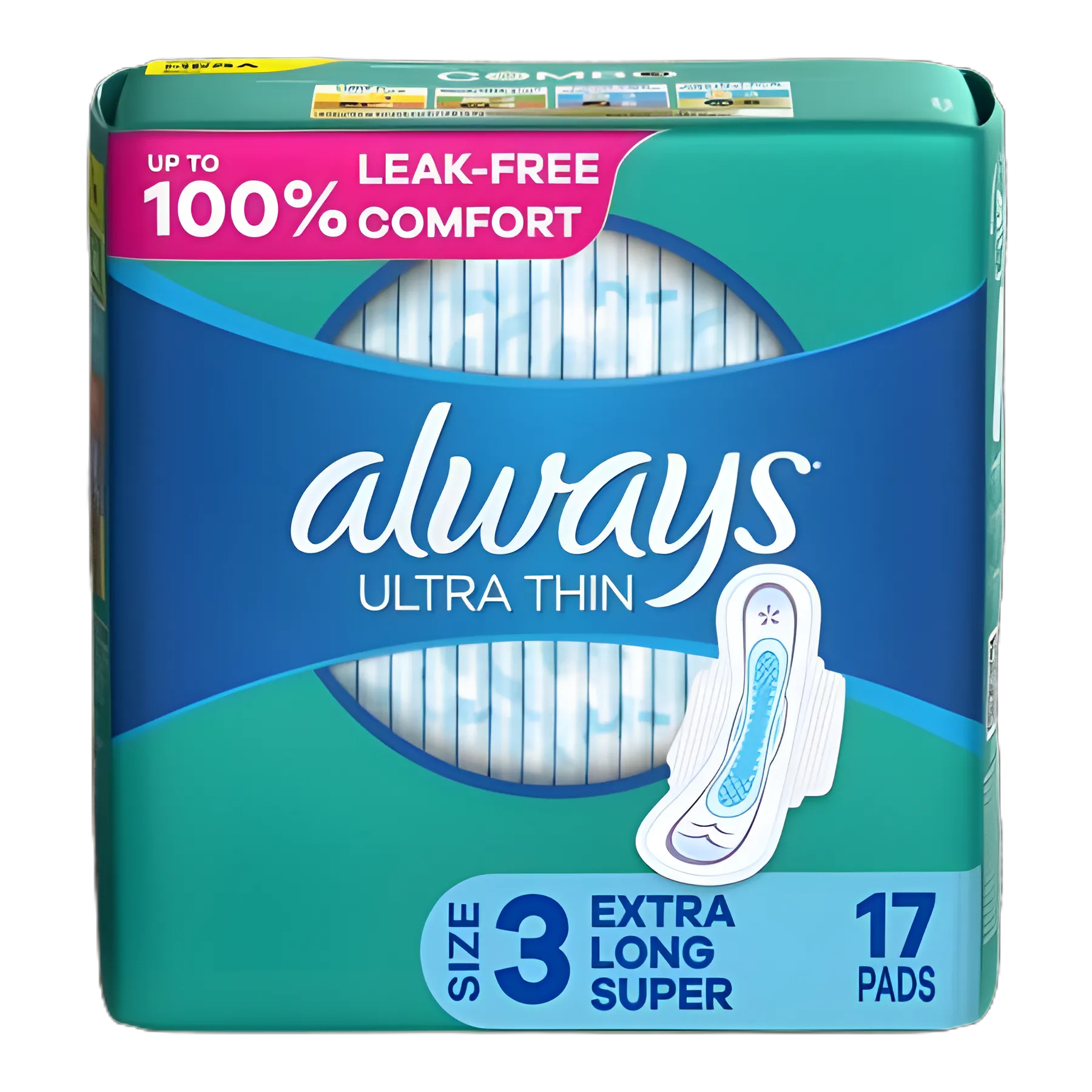 Feminine Pad Always® Ultra Thin With Wings Super Absorbency - 03077203345