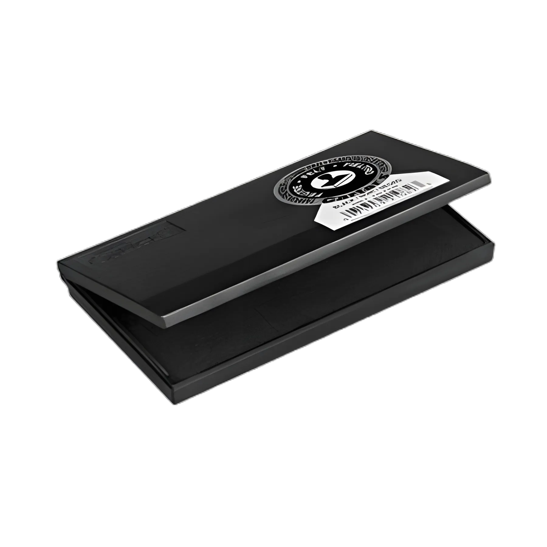 Pre-Inked Felt Stamp Pad, 6.25" x 3.25", Black