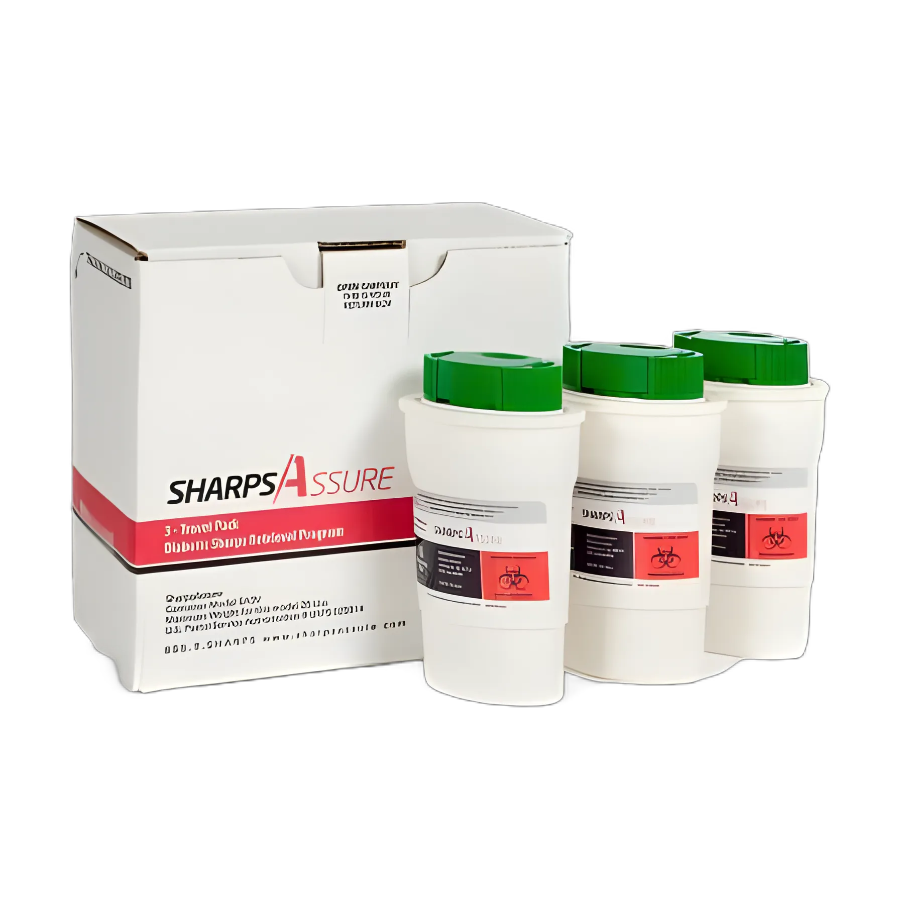 Sharps Assure Mailback Sharps Container Multi-Pack | 3L Capacity | White