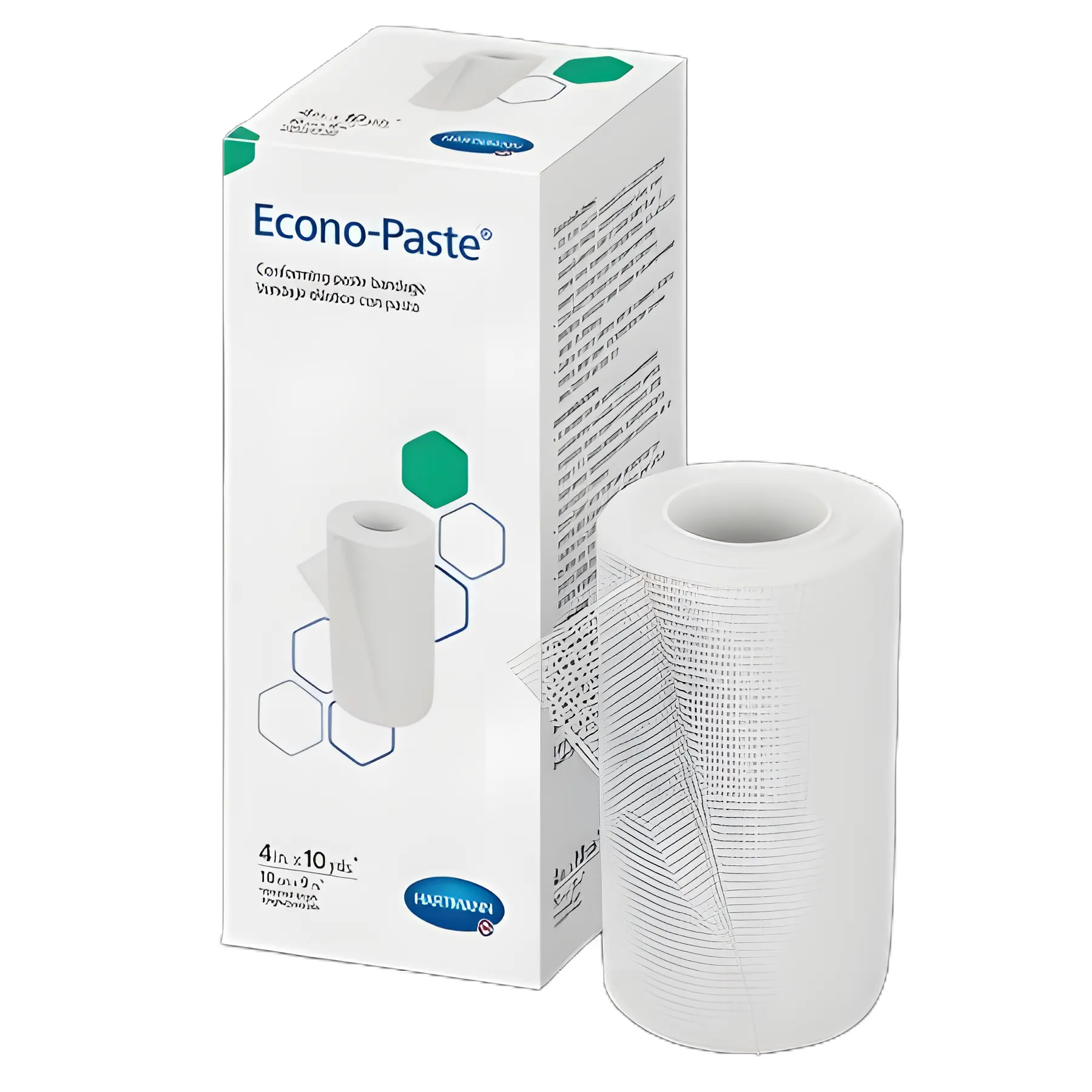 Unna Boot Econo-Paste® Zinc Oxide 4 Inch X 10 Yard