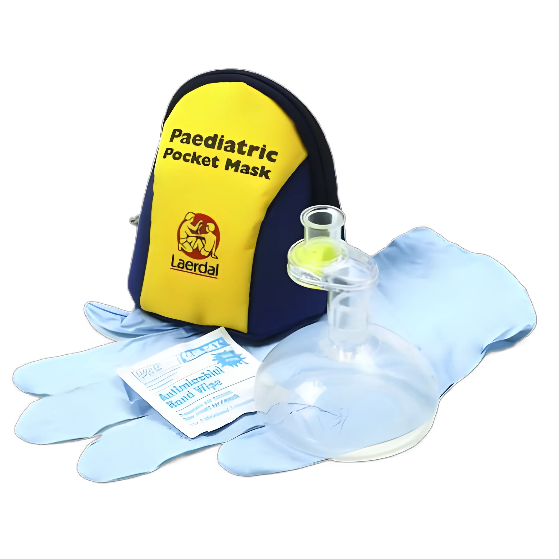 Laerdal® Paediatric CPR Mask with One-Way Valve and Gloves