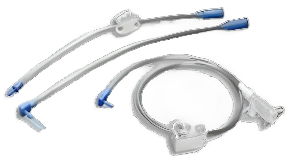 Right Angle Feeding Set with Y-Port AMT 18 Fr., Sterile