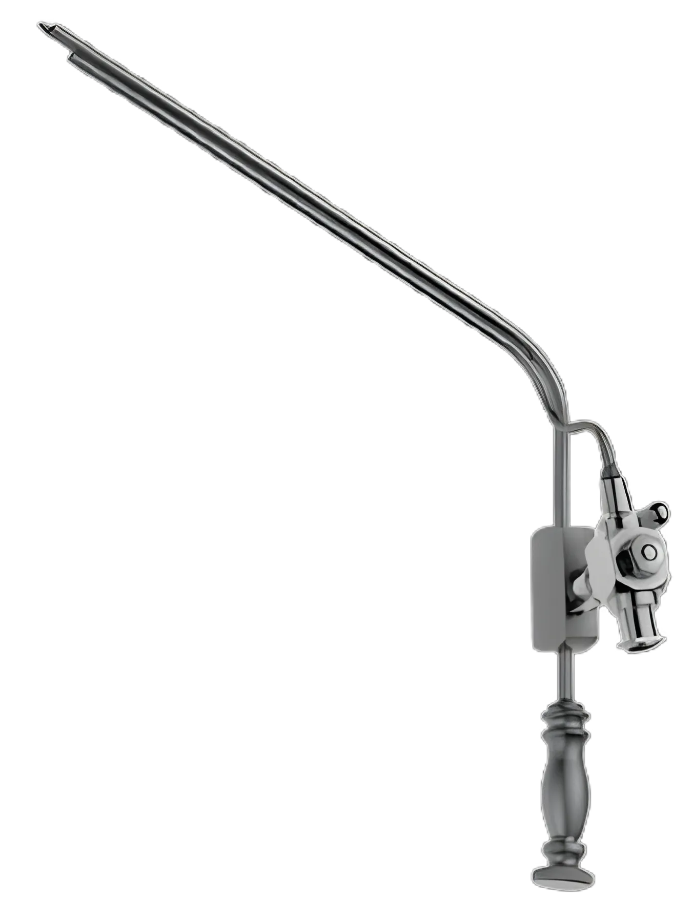 V. Mueller House Style Suction Irrigator Tube 7 Fr. - Chrome Plated