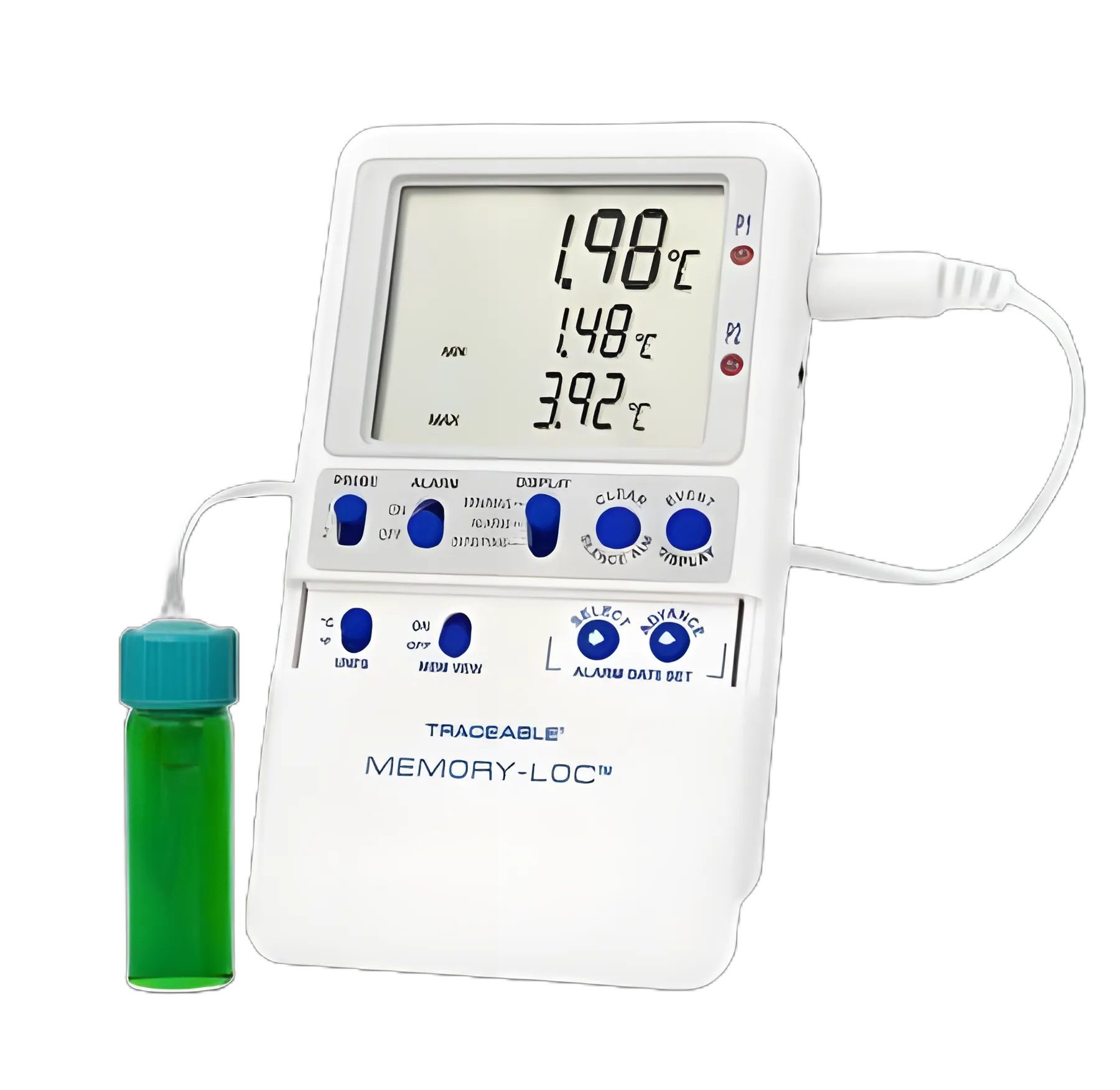 Traceable® Datalogging Thermometer with Smart-Alarm™ for Vaccine Storage - Fahrenheit/Celsius