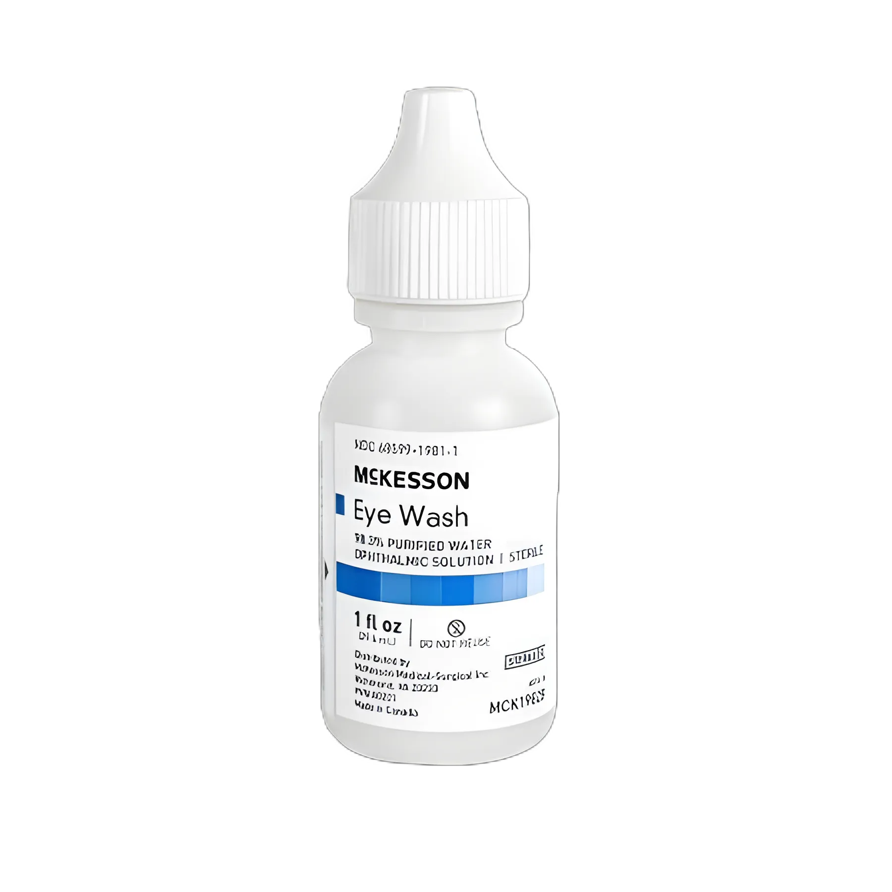McKesson Eye Wash Solution | 1 oz Squeeze Bottle | 98.3% Purified Water